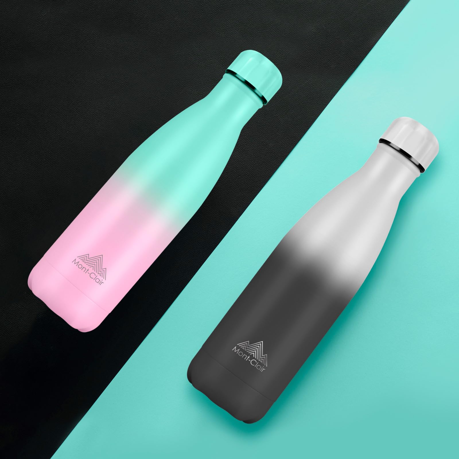 Mont-Clair l'O Stainless Steel Water Bottle, Vacuum Insulated, BPA Free, 12h Hot & 24h Cold Drinks - Image 4