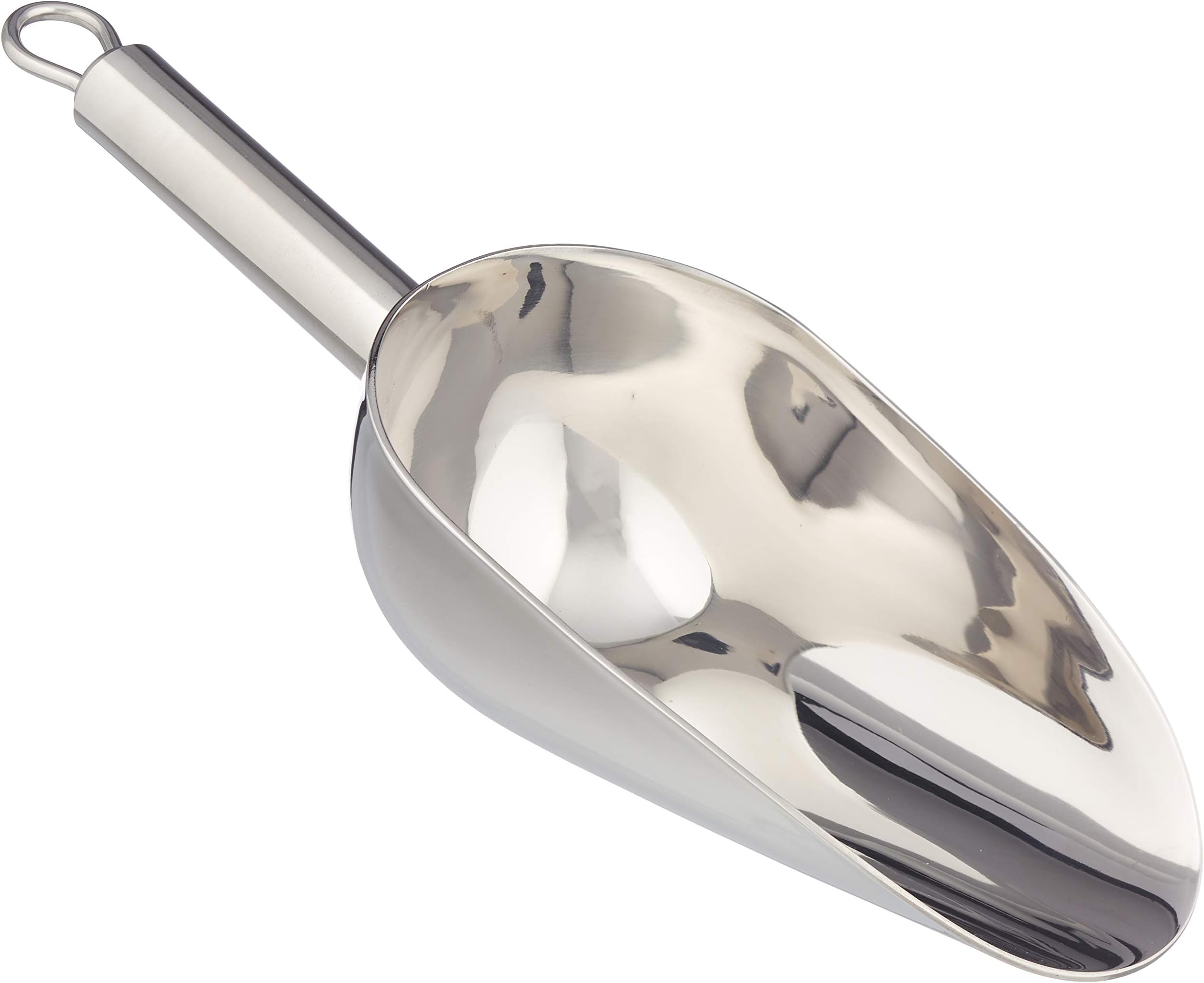 Pelle à Nourriture Inox – Cuillère à Glace/farine, Tailles 8 à 38 Oz, Poignée Ergonomique, Pour Cuisine/bar