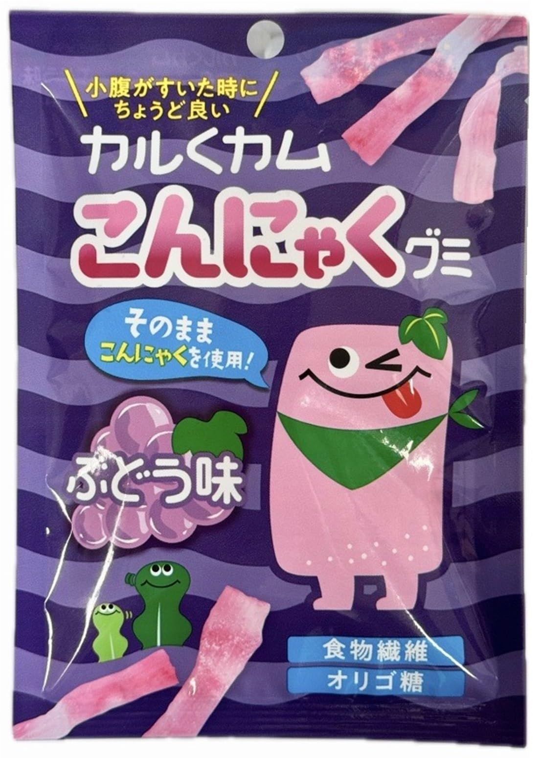 Amazon | 上田昆布 カルくカムこんにゃくグミ ぶどう味 12g×10袋