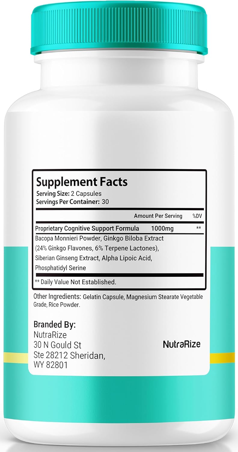 Neuro Defender Pills, Unlock Your Full Potential with Neuro Defender Formula - Supports Memory, Focus & Concentration, for Balanced Health and Function, Official NeuroDefender (60 Capsules)