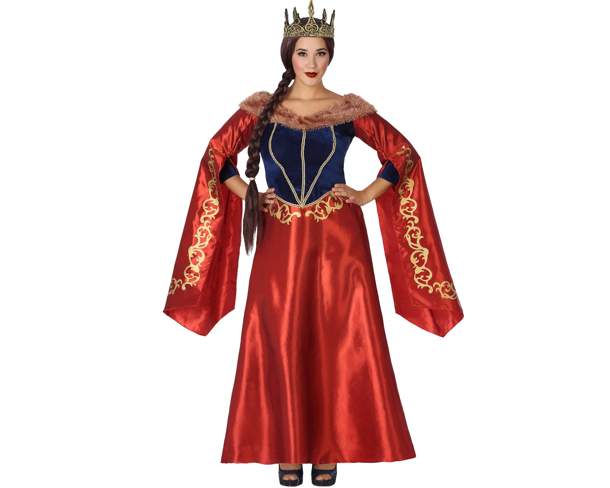 Atosa Costume Medieval Queen Woman XL