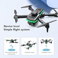Fabater FPV Drón 4K HD Dupla Kamerával, WiFi 1080P Összecsukható Quadcopter Kezdőknek, Gesztus Vezérlés, Akkumulátor és Táska 6