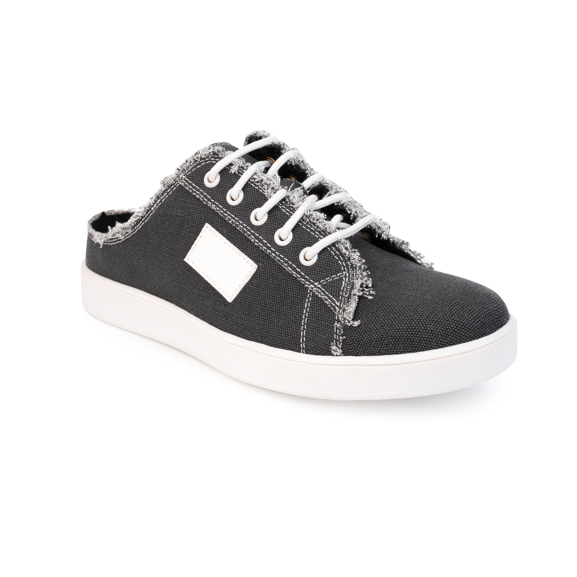 PEP STEP Canvas Casual Mule Shoes for Women (Antracite, 40) (B0D8T2V5J8) Amazon Price History, Amazon Price Tracker