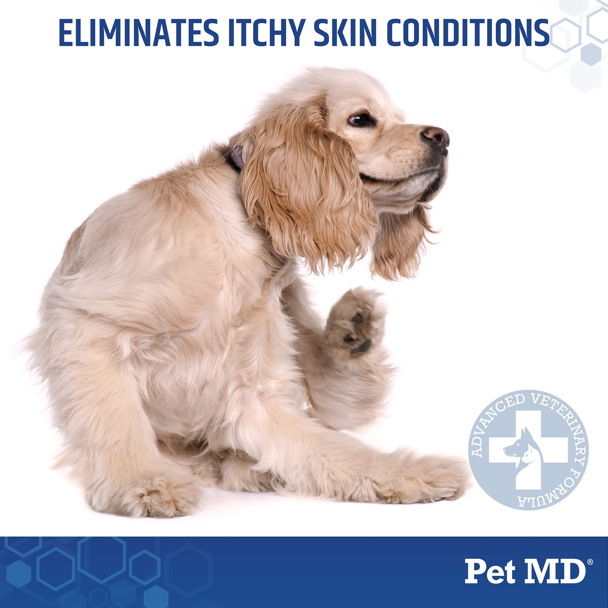 Pet MD Medicated Shampoo for Dogs, Cats, Horses with Ketoconazole