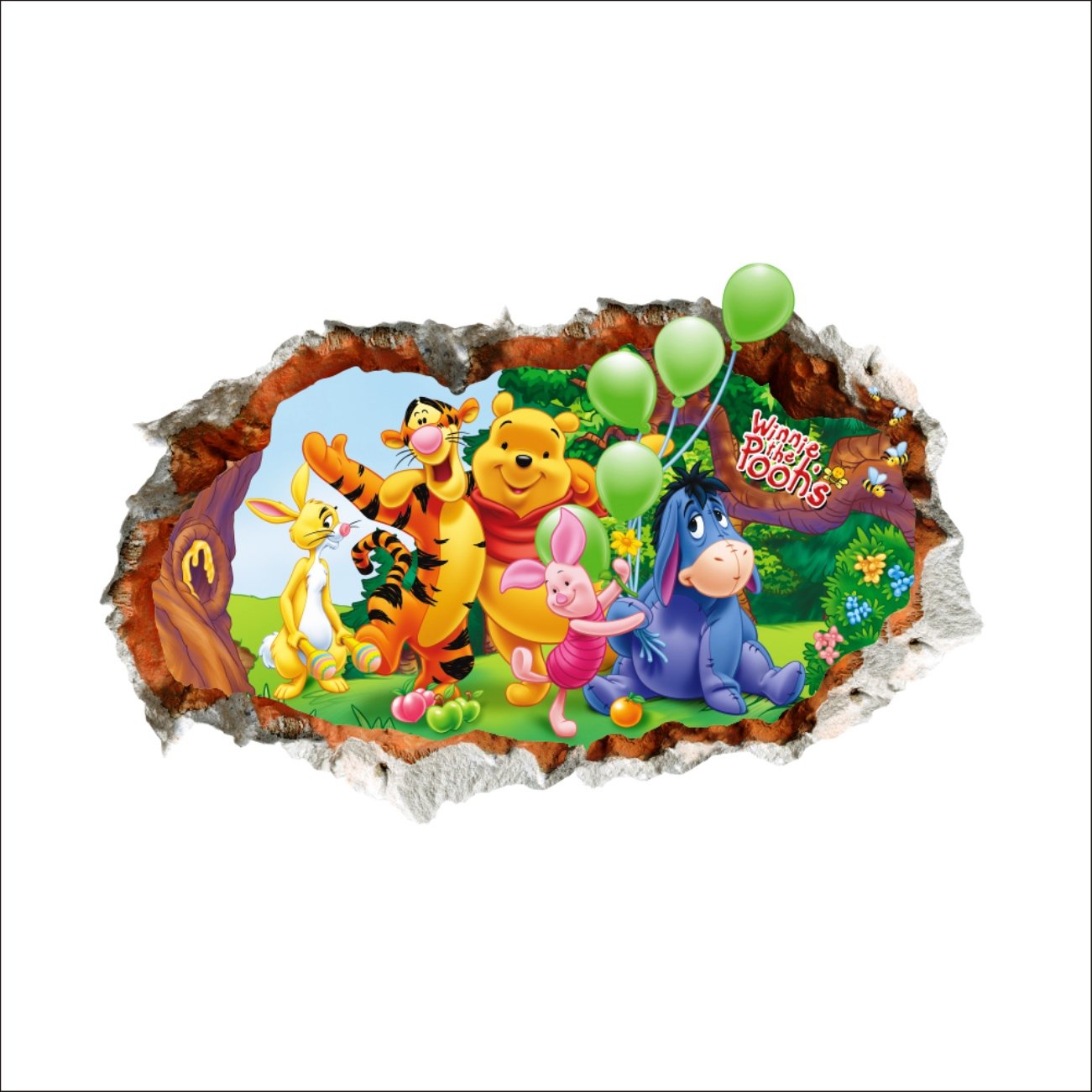 Imagen pegatinas de pared de Winnie the Pooh pegatinas de pared de Winnie the Pooh para niños decoración de la pared