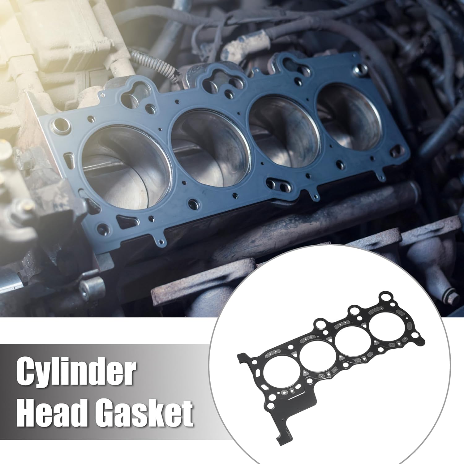 uxcell Cylinder Head Gasket No.12251-59B-004 for Honda Civic 2016-2020 for Honda CR-V 2017-2020
