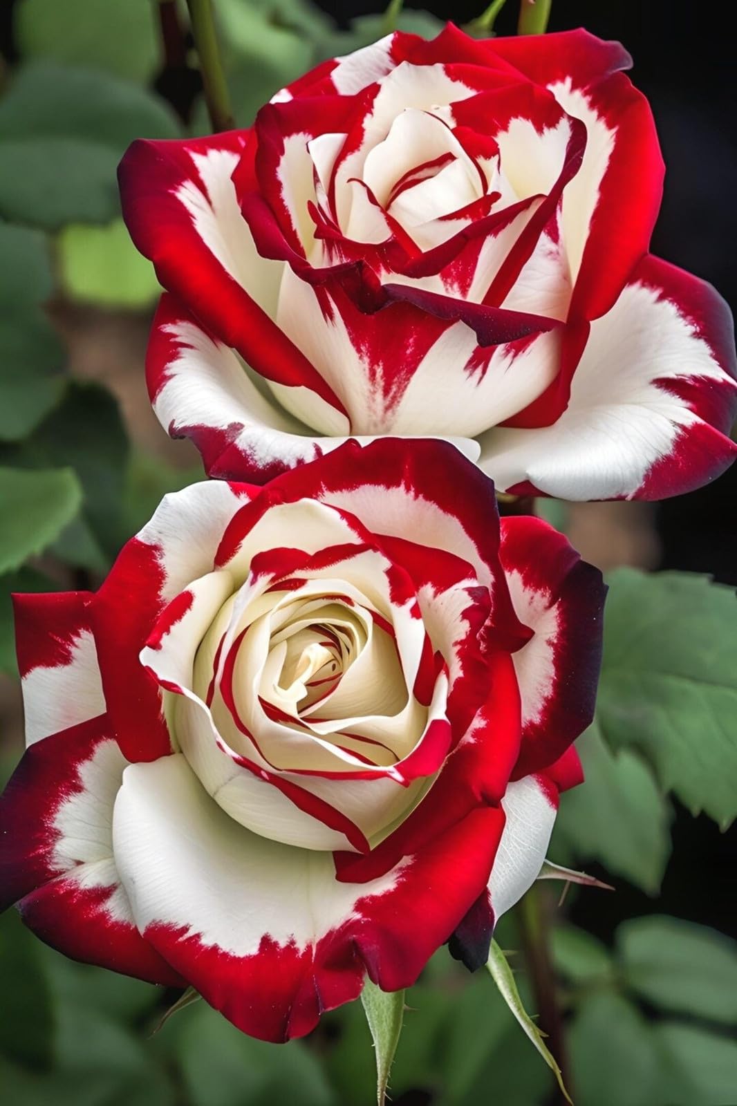 Raro Bulbi di Rosa - Perenne, Colori vivaci, Bassa Manutenzione, Decorazione d'Interni-5 Bulbi-H