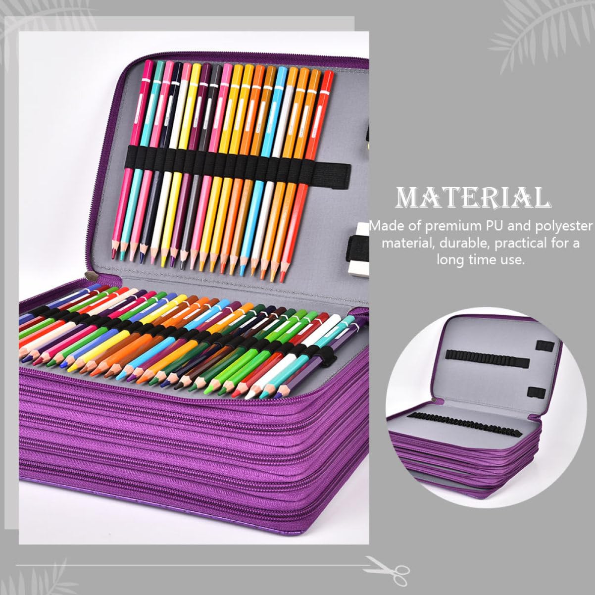 Astuccio Portapenne Capacità Per Cancelleria e Materiale Scolastico Borsa Per Pittura e Pratica