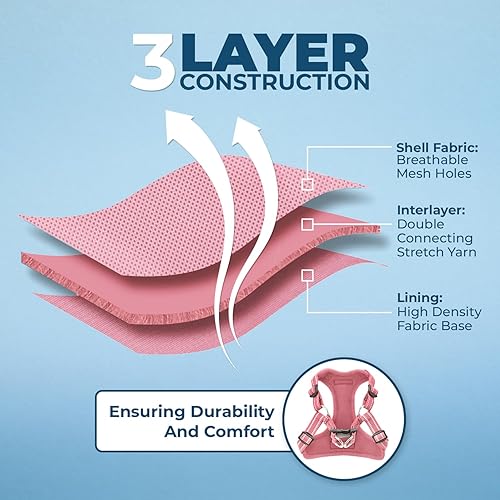 Miniatura 4 de Voyager Step-in Flex - Arnés flexible para perro y correa reflectante para perro con mango de neopreno de 6 pies de largo, soporta cachorros de raza