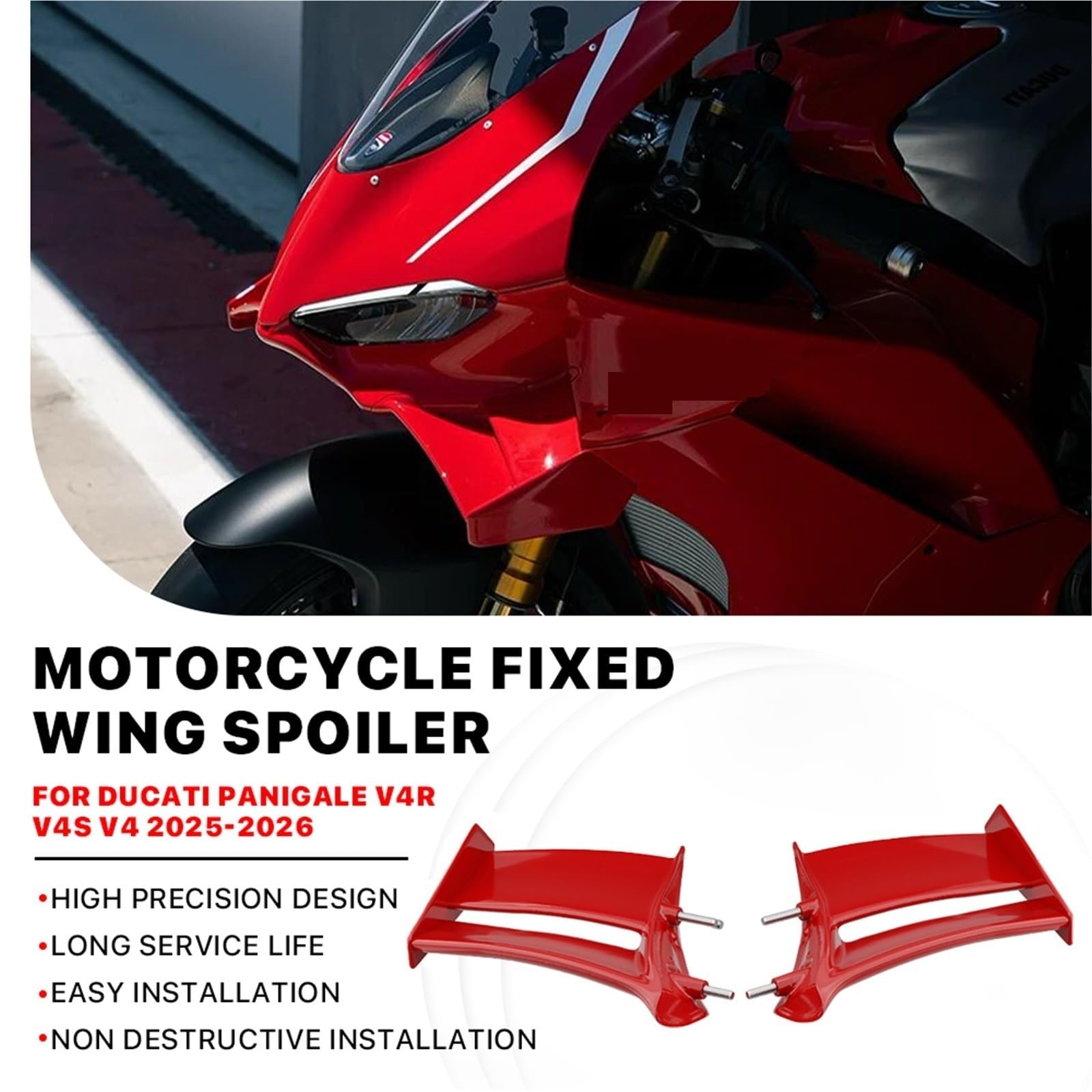 Wingletów Motocyklowych Do Ducati PANIGALE V4 V4S V4R SP 2025 2026