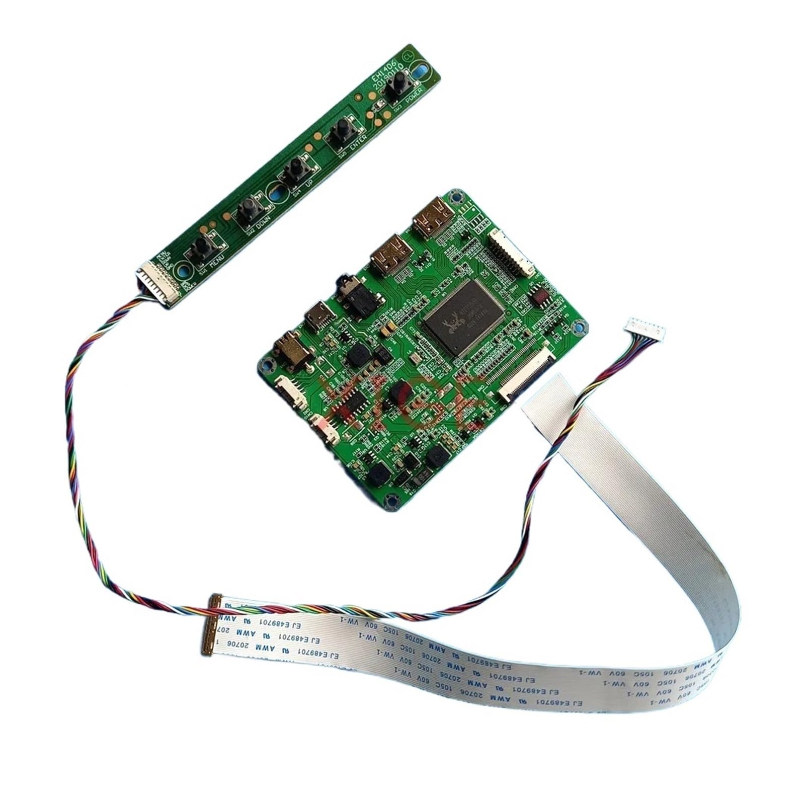 Controller Drive Board Fit LTN156HL07 LTN156HL08 LQ156M1JW31 LTN156HL01 LTN156HL02 1920x1080 2Mini-HDMI Screen 30Pin EDP DIY Kit Accessories(For LQ156M1JW31)