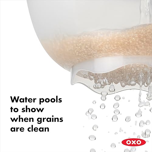 Miniatura 3 de OXO Colador de lavado de arroz y granos pequeños Good Grips
