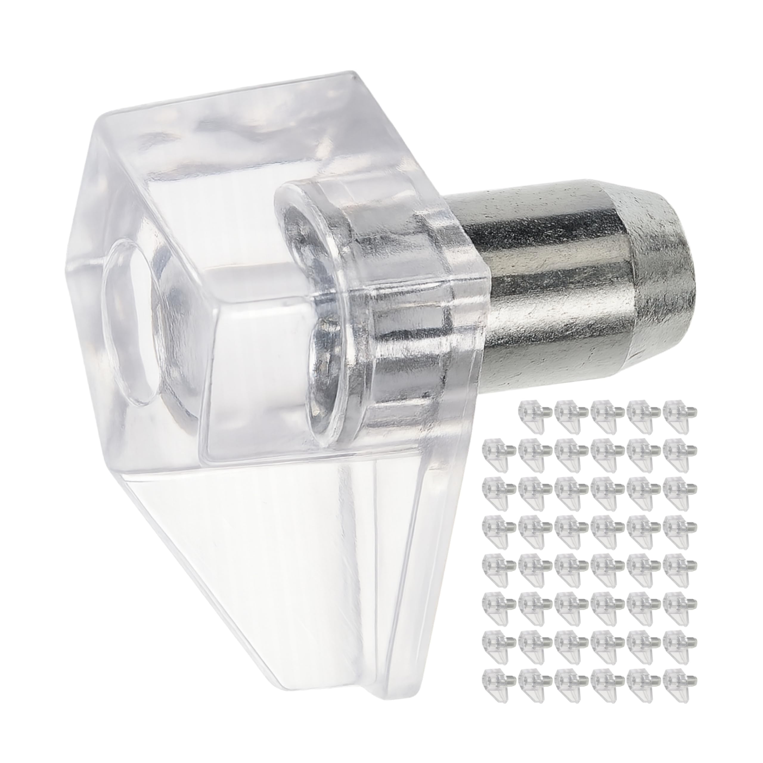 Supporti Per Mensole D5 - 24 Pezzi Per Fori Da 5mm | Reggiripiani In Metallo Antiruggine Per Mobili - Foto 12