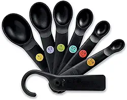 OXO Colheres medidoras de plástico de 7 peças Good Grips