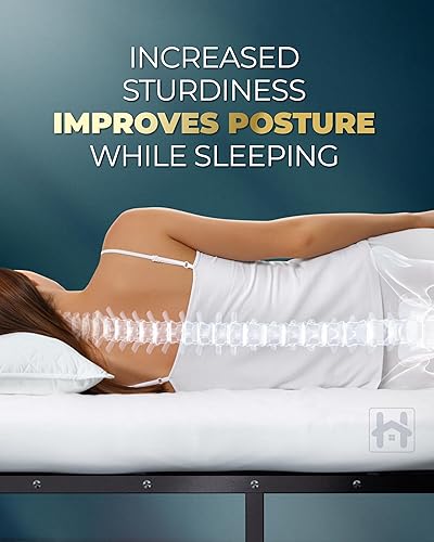 Miniatura 6 de Tabla Bunkie Premium de 10mm Tamaño King (76" x 80") – Soporte de Colchón Delgado de Perfil Bajo Anti-Hundimiento – Tabla de Cama Silenciosa,