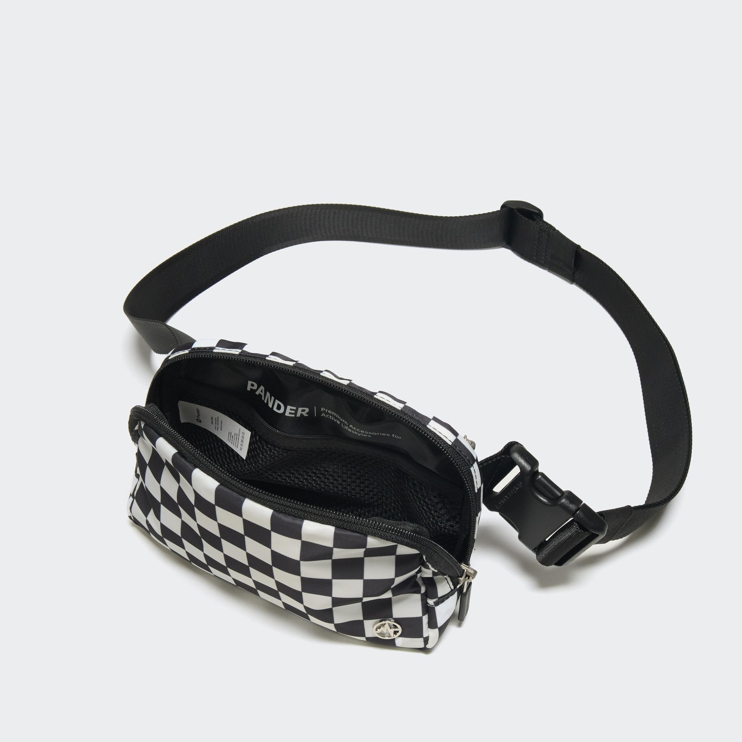 Pander Nylon Fanny Pack for Women, Two-Way Zipper Crossbody Bag view 5