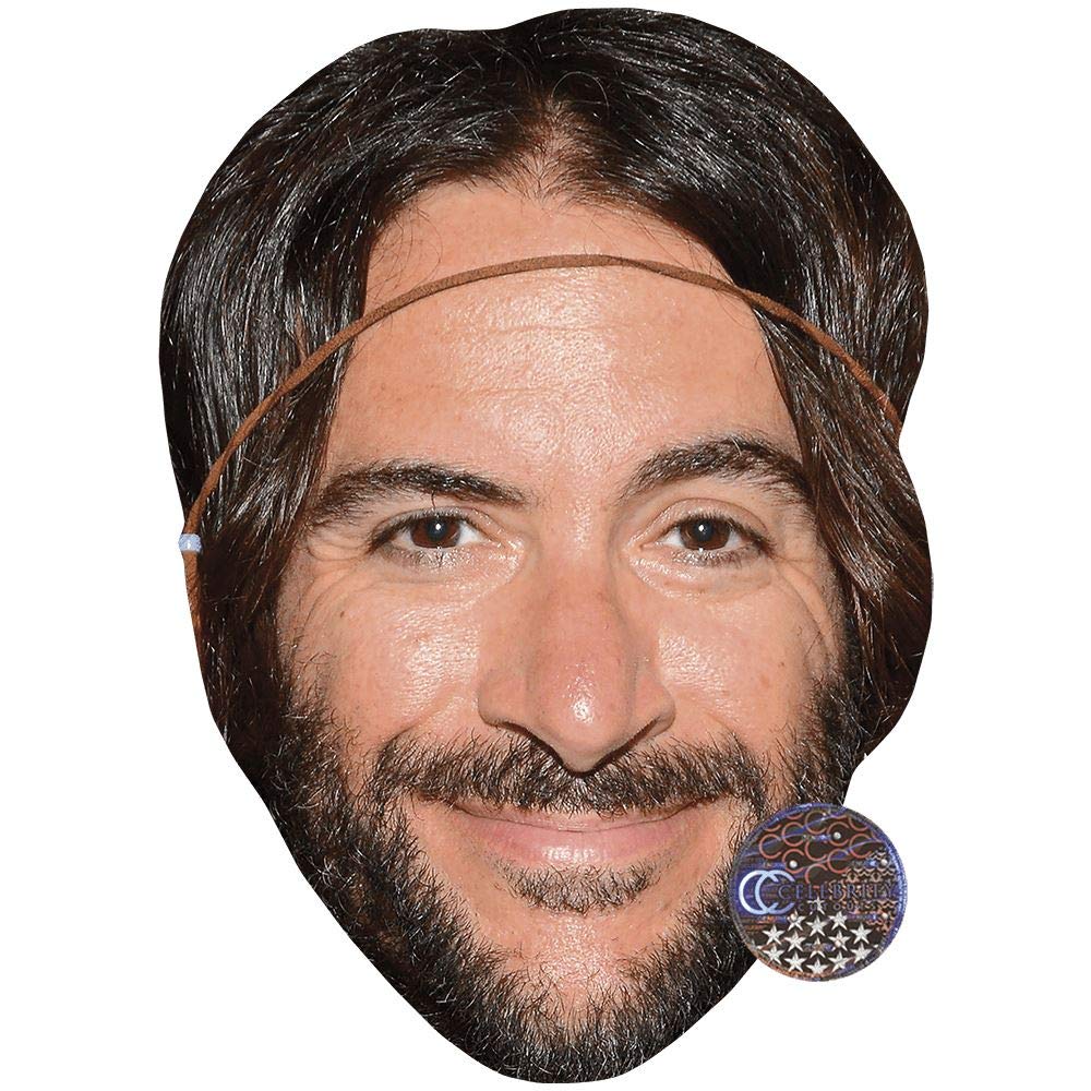 Celebrity Cutouts Lifelike Rami Jaffee (Beard) Celebrity Mask, Flat Card Face, Fancy Dress Mask