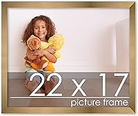 Vista 77 de Poster Palooza Marco de madera de bronce dorado de 26 x 34 pulgadas, acrílico UV, respaldo de tablero de espuma y accesorios para colgar incluidos