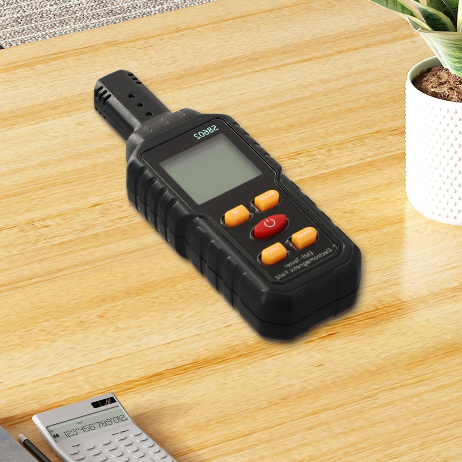 Digitales Strahlungsdosimeter 3 in 1 für Geigerzähler EMF und Magnetfelderkennung mit Alarmschwelle und schneller Abtastzeit