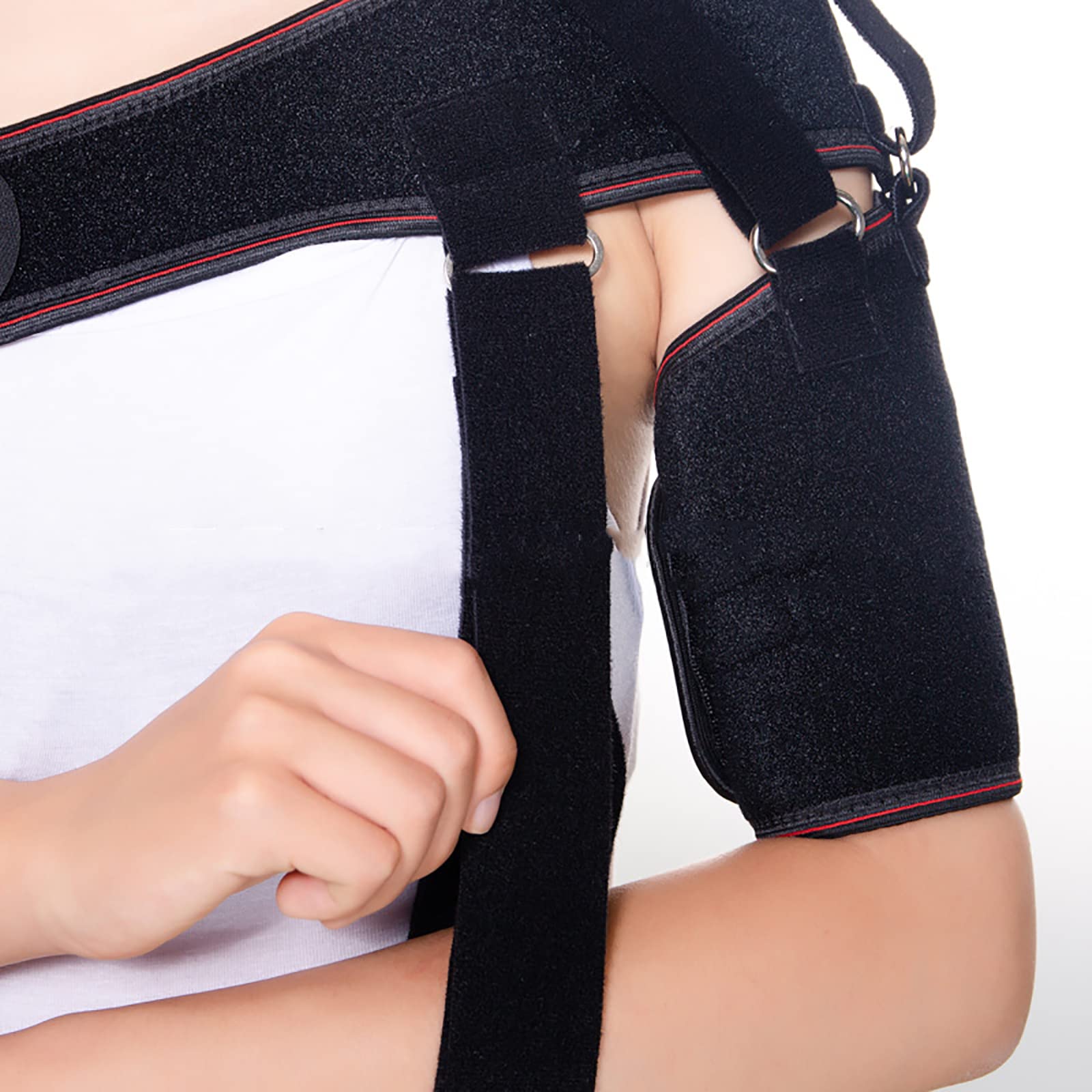 Eslinga de Brazo Universal, inmovilizador de Hombro para Adolescentes, Correa de Soporte de Brazo Ajustable para muñeca Rota, Codo, Brazo, Hombro dislocado, Lado Derecho