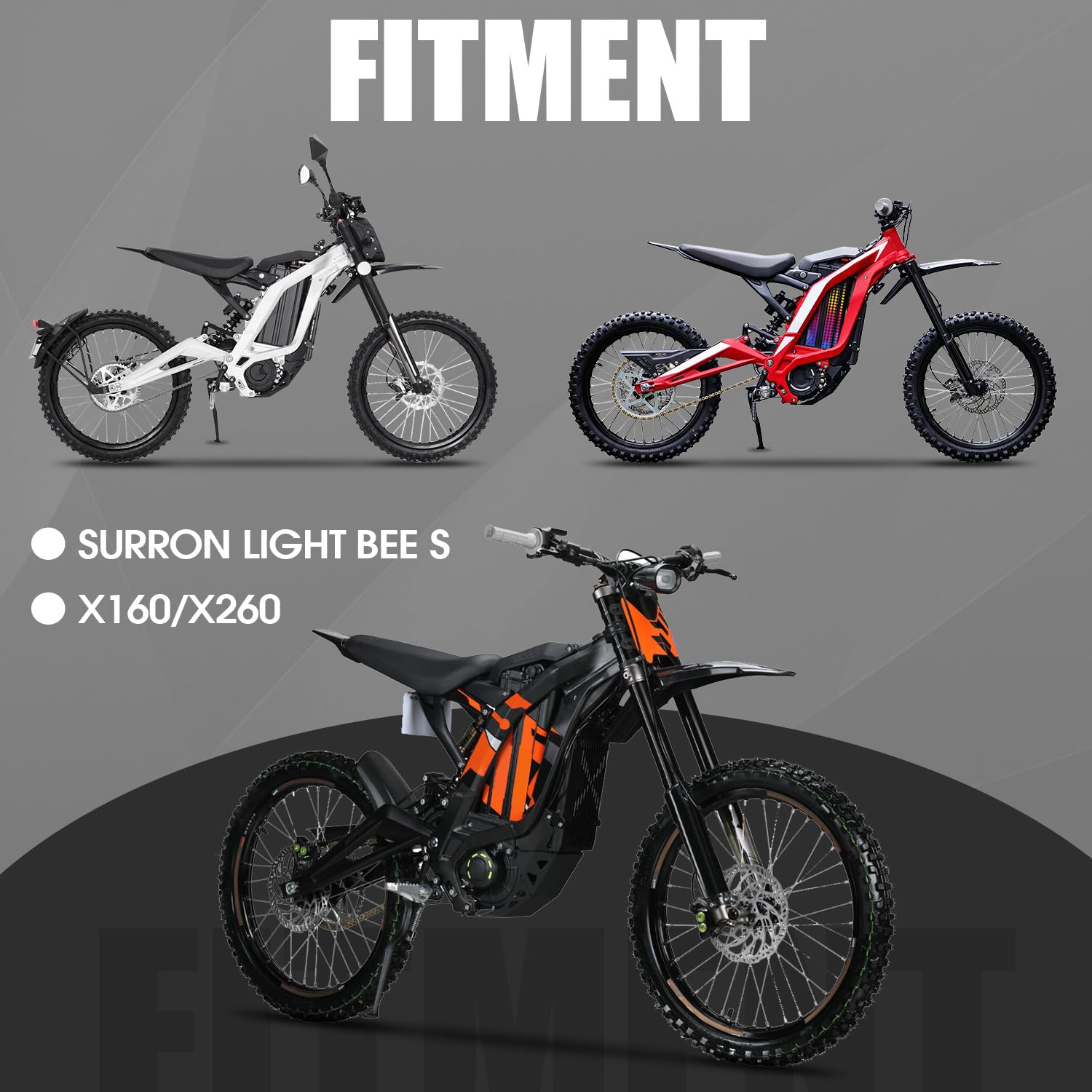 Discos Freno Moto,para Surron Sur Ron Sur-Ron Light Bee | Discos Freno Traseros Delanteros de Motocicleta con Tornillos Juego de Rotor Disco Freno