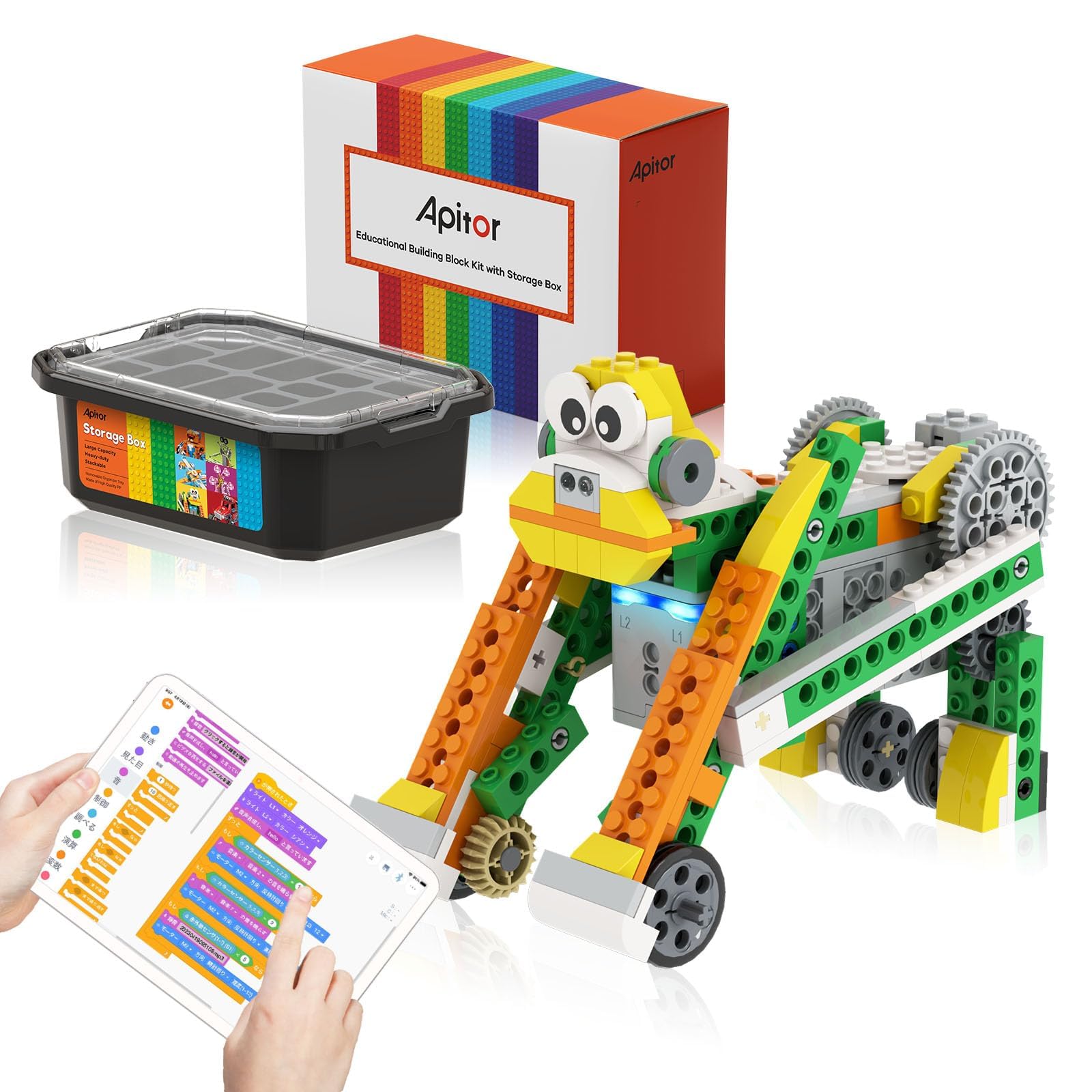 Apitor Robot Q - Kit de construction 20 en 1 programmable APP Kit de