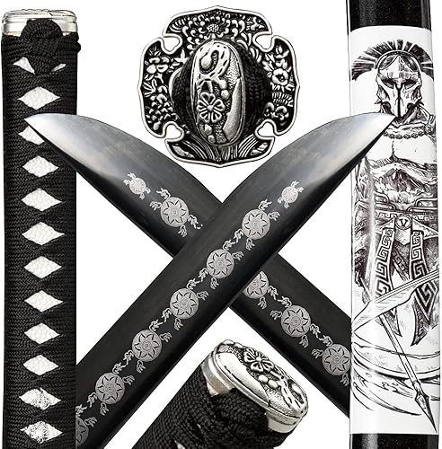 104510601065 acero de alto carbono, espada samurái tradicional forjada a mano completa, afilada, espada katana japonesa auténtica, espada completa,