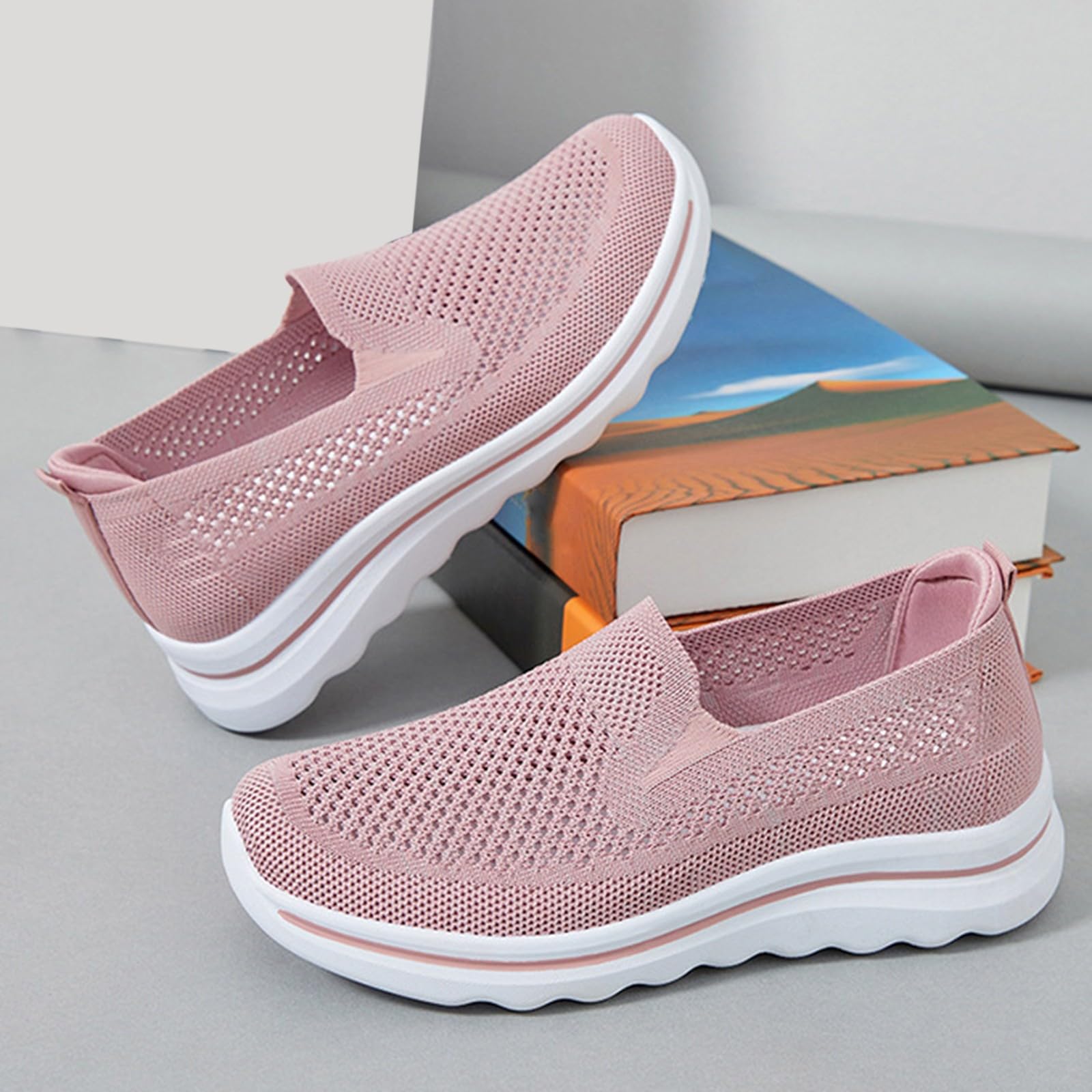 Generisch Scarpe da ginnastica estive da donna, leggere, traspiranti