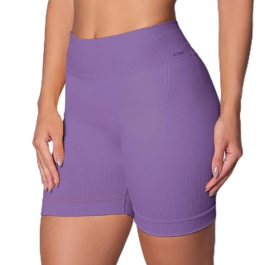 Short Academia Feminino Zero Transparência Sem Costura Poliamida Selene Adulto