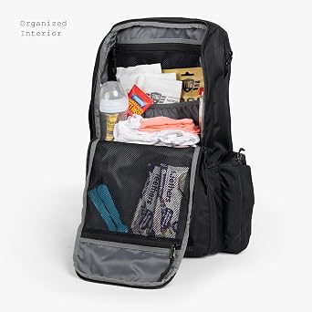 Tactical Baby Gear Expedition Diaper Backpack | Rugged dual-compartment diaper backpack with included changing mat and removable cooler for organized outings.