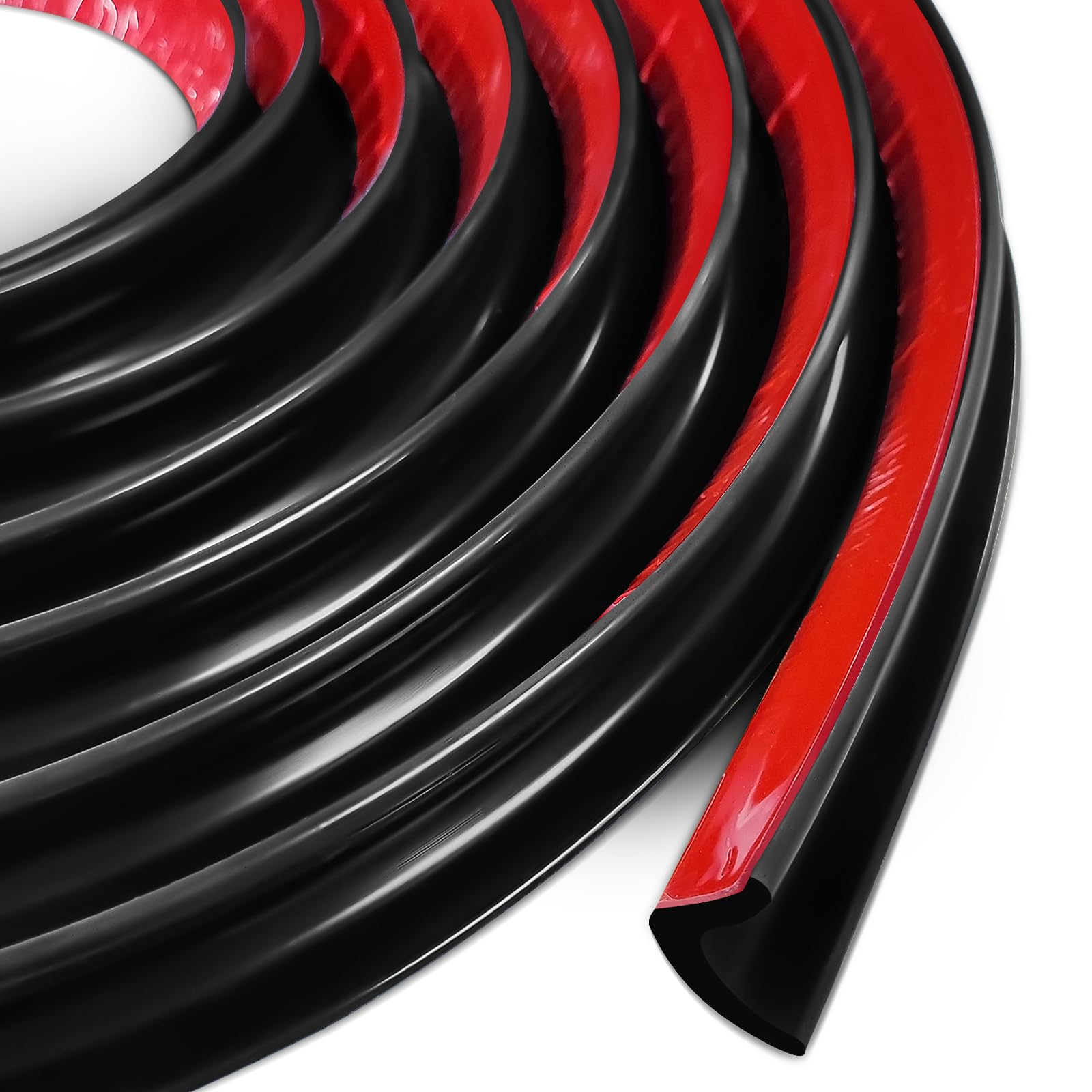 MeYuxg J Shape Gouttière RV,5M Dos Autocollant Bande de Déviation de Pluie de Toit, Gouttière Voiture PVC pour Véhicule Camion Voiture Van Bateau Yacht (Noir)