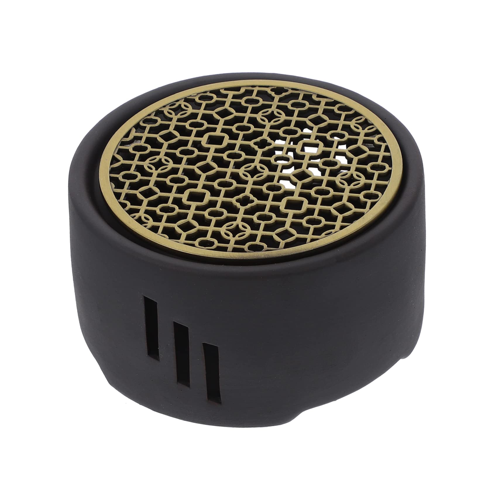 BIUDECO 1Pc Ceramic Teapot Warmer Elegant Tea Accessory Heating Base for Home Cafe Office More Easy to Clean Stylish Desktop Decoration No Candle Needed