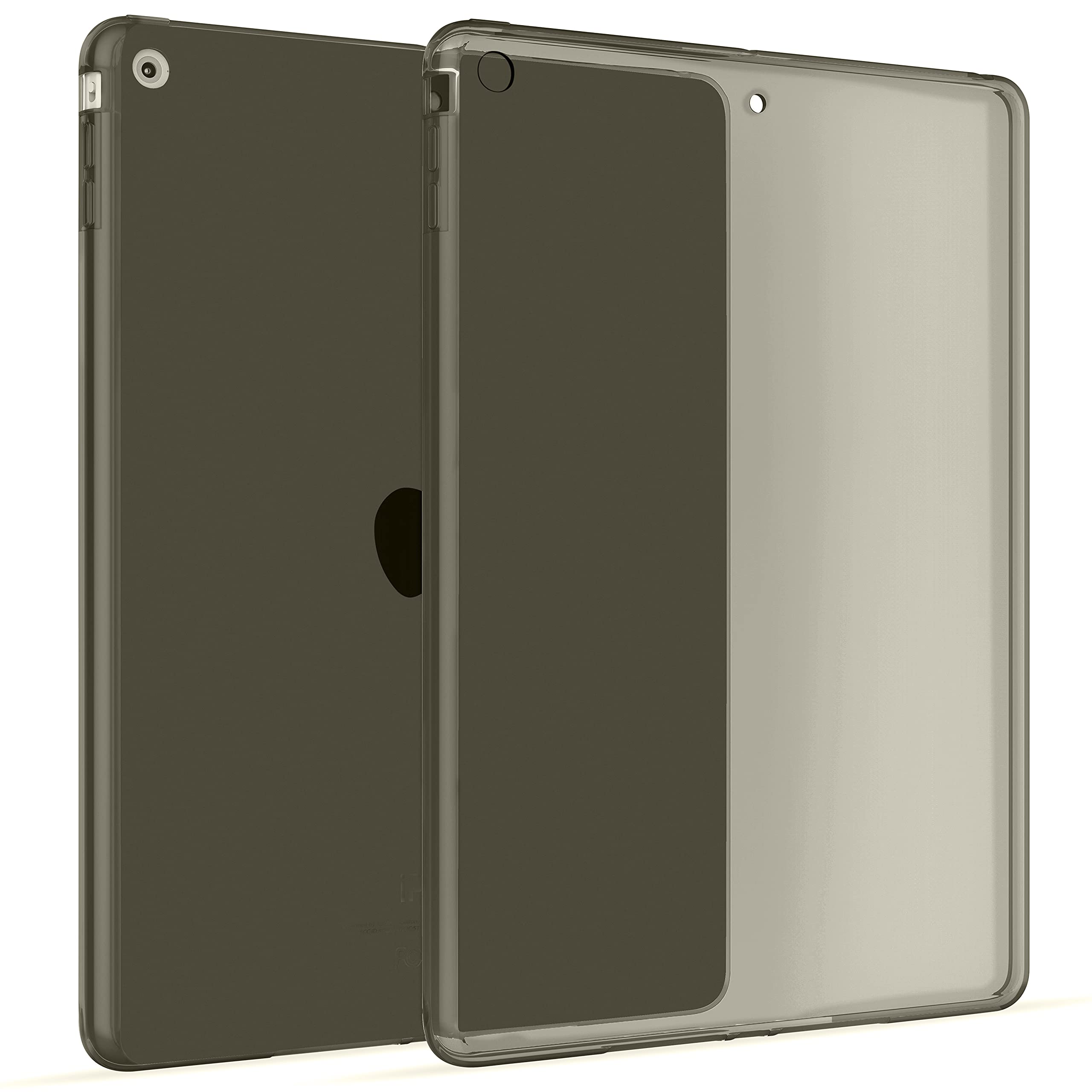 Okuli Transparent Protective Slim Silicone Cover Case For Apple iPad Air 1 in Black