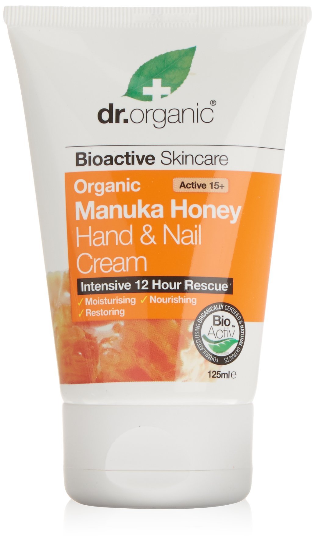 DR ORGANIC Manuka Honey Hand & Nail Cream, 125 ml Buy Online in New