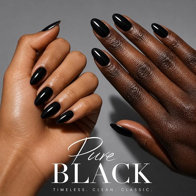 Esmalte de Uñas Gel Negro AZUREBEAUTY 18ML - Alto Brillo miniatura 2
