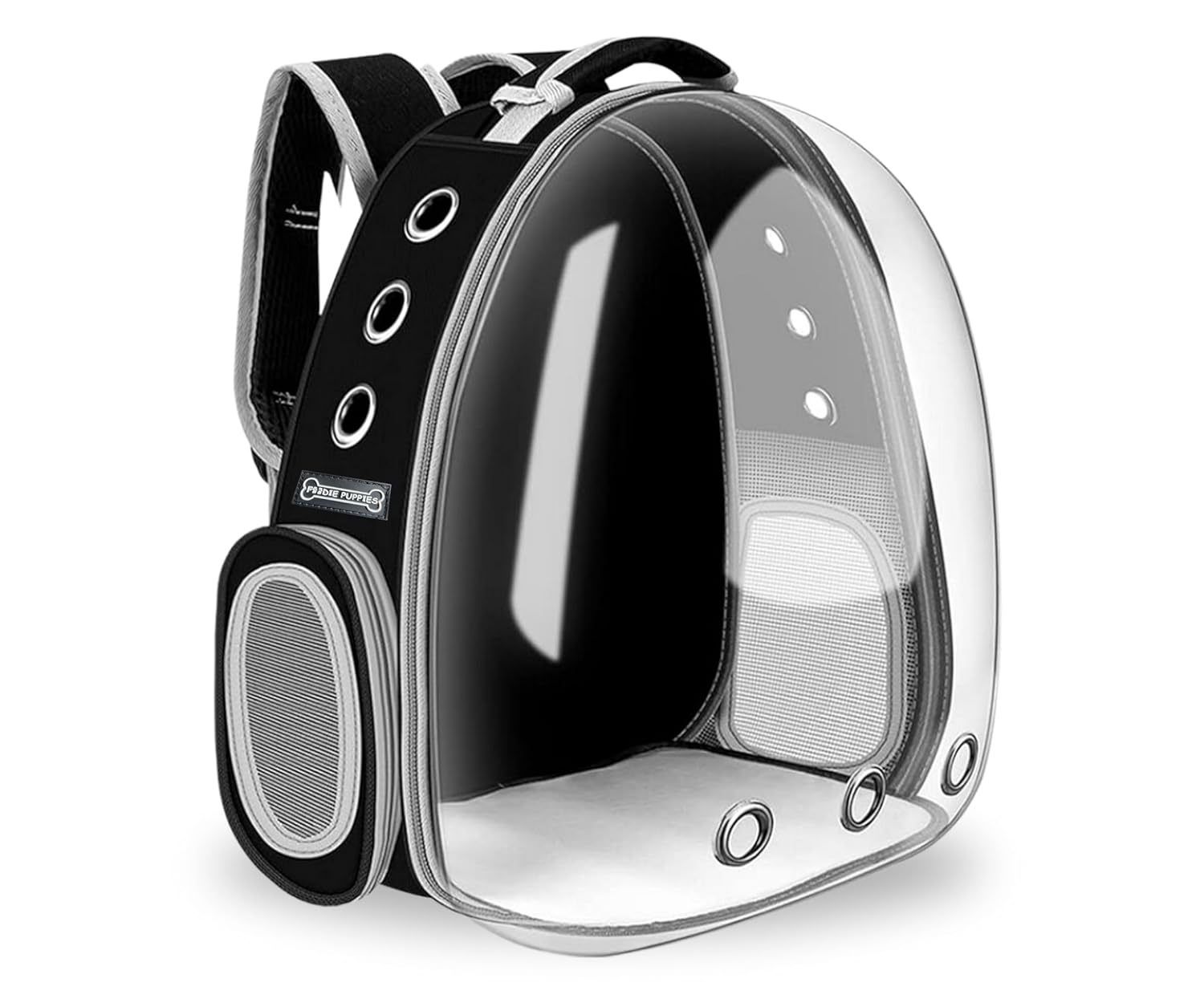 Foodie Puppies Cat Carrier Astronaut Transparent Backpack for Small Dogs, Puppies, Cats & Kittens (Black) | Travel, Outdoor Pet Airline-Approved Bag with Breathable Design (40 x 35 x 24 cm) Foodie Puppies Cat Carrier Astronaut Transparent Backpack for Small Dogs, Puppies, Cats & Kittens (Black) | Travel, Outdoor Pet Airline-Approved Bag with Breathable Design (40 x 35 x 24 cm)