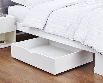 DormCo The Storage MAX - White Underbed Organizer With Wheels