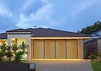 Vista 25 de Liveinu Upgraded Magnetic Garage Door Screen 2 Car Screen Door for Single or Double Garage with Hook & Loop Install Magnetic Closure 16 Ft x 8 Ft