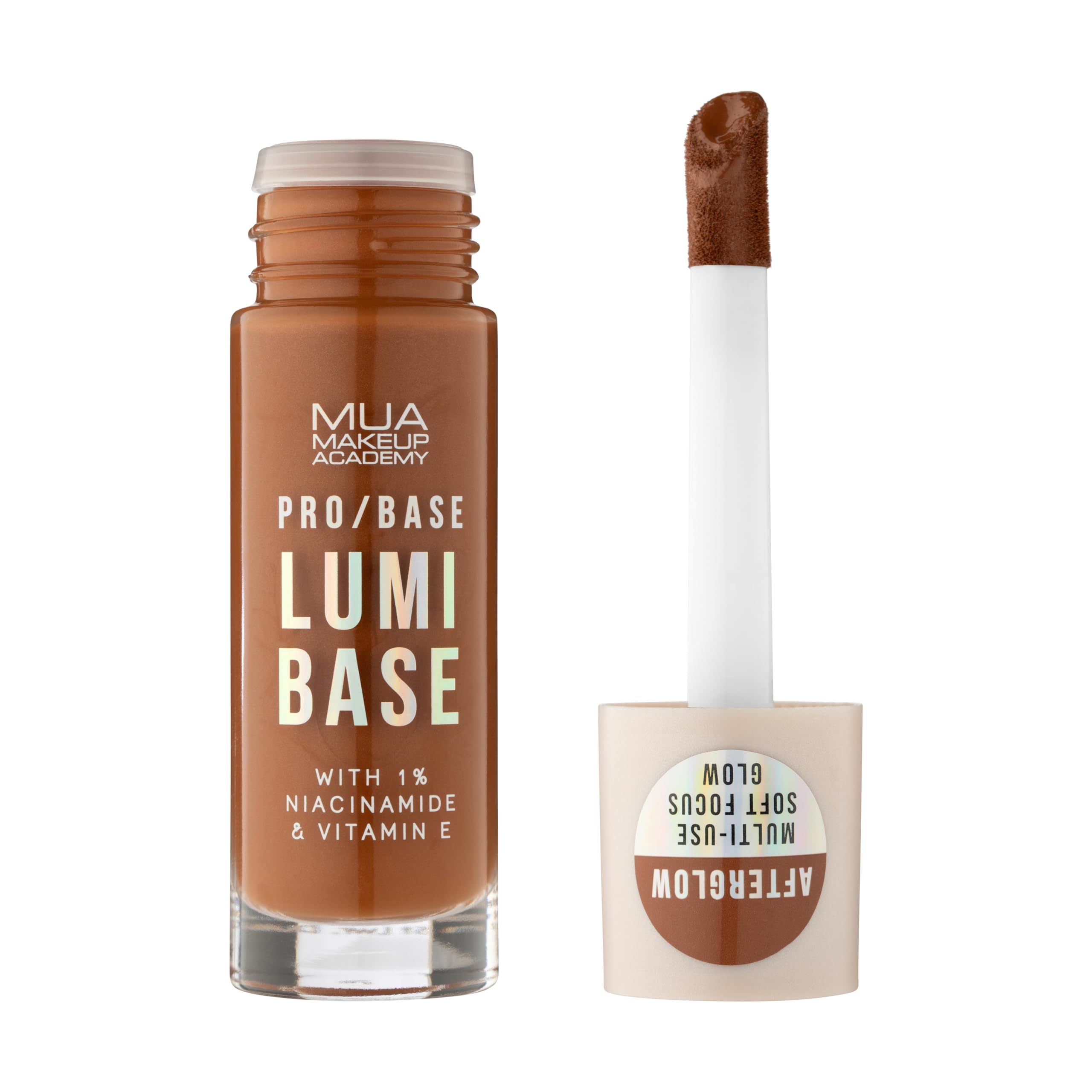 MUA Makeup Academy PRO/BASE Lumi Base, Tinted Glow Formula, Afterglow - Vegan & Cruelty Free