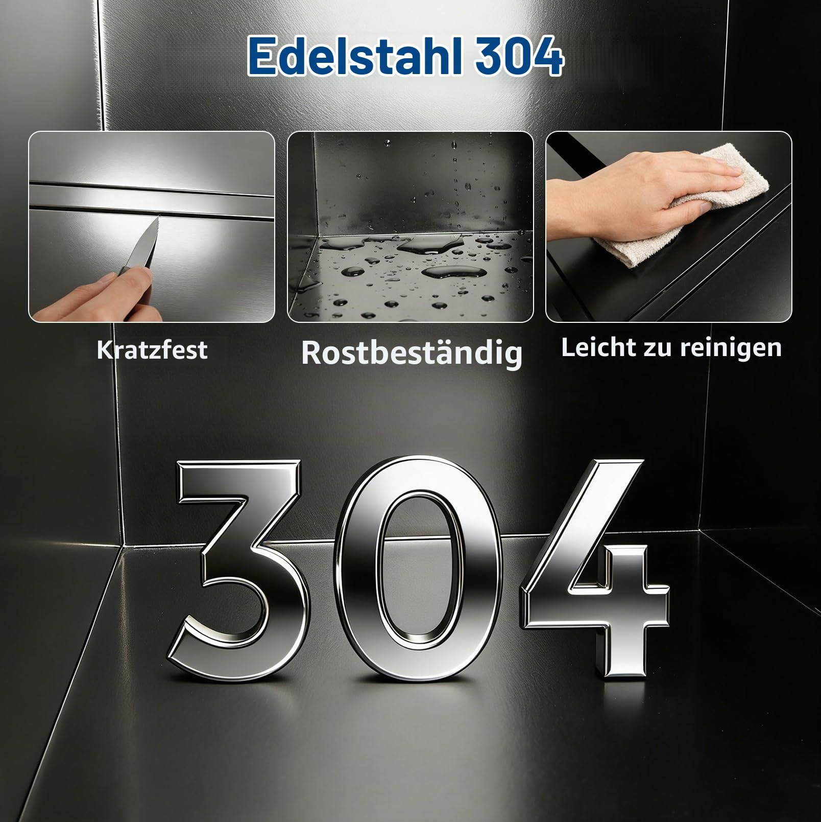 3-in-1 Unterputz Toilettenpapierhalter | Edelstahl Nische mit Taschentuchhalter, Abfalleimer und WC-Bürstenschrank für Badezimmern und Toiletten