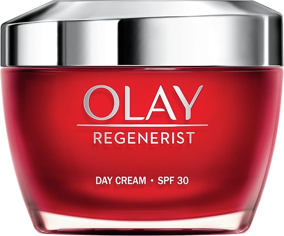 Olay Regenerist Day Face Cream With SPF30, Unique Formula With Vitamin B3 & Niacinamide, Instantly Hydrates For 24H, 50ml & Regenerist Ultra Rich Day Face Cream, 50ml