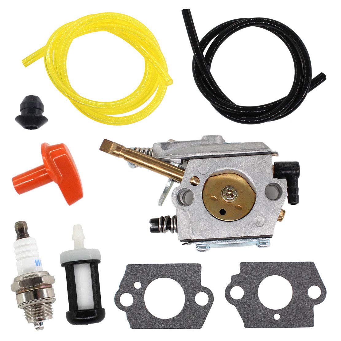 Aisen Carburettor Fuel Hose Fuel Filter Spark Plug For Stihl Fs50 Fs51 Fs61 Fs62 Fs65 Fs66 Fs85 Fs90 Fs96 Walbro Wt-38-1 Carburetor
