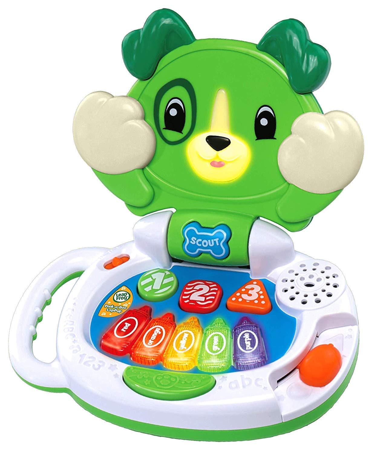 LeapFrog Peek-a-Boo LapPup Baby Toy| Interactive Musical Baby Toy with Sounds, Numbers, Shapes & Colours | Christmas Gifts & Stocking Fillers for Babies & Toddlers from 6 Months+, Boys & Girls, Green