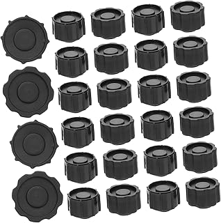 Mobestech 50 Pcs Plug End Cap Lab Needle Tip Caps Adapter Plugs Luer Lock Cap End Caps Feeding Tube Caps Cap to Feed Black Pp Plug Adapter Feeding Tubes Tip Caps