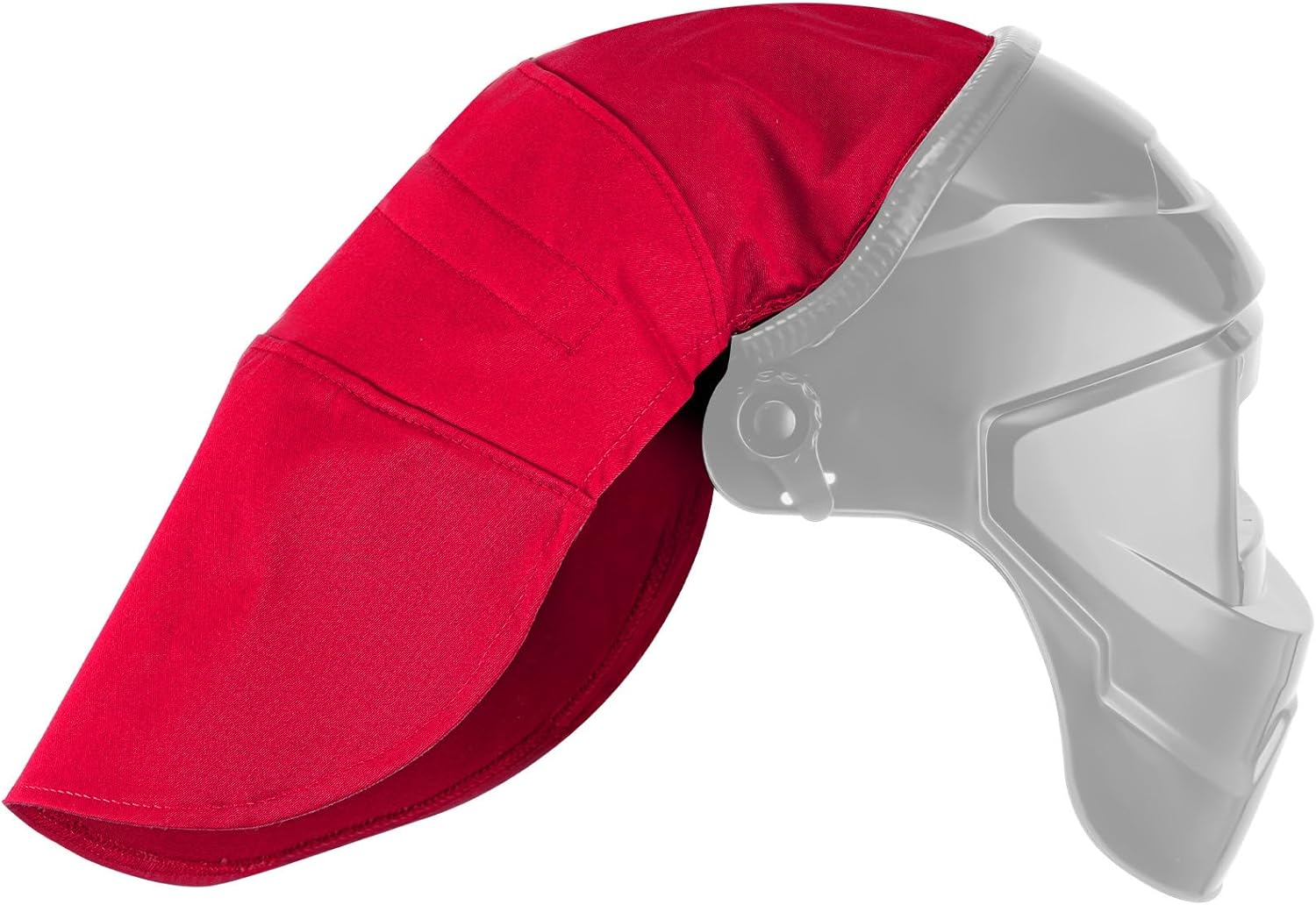 Jecery Welding Helmet Cover Fr Cotton Welding Helmet Bib Extended Head Neck Cover with Press Fit Seal Full Protection Hood Accessories Head Neck Protector Fits Most Helmets(Black and White)