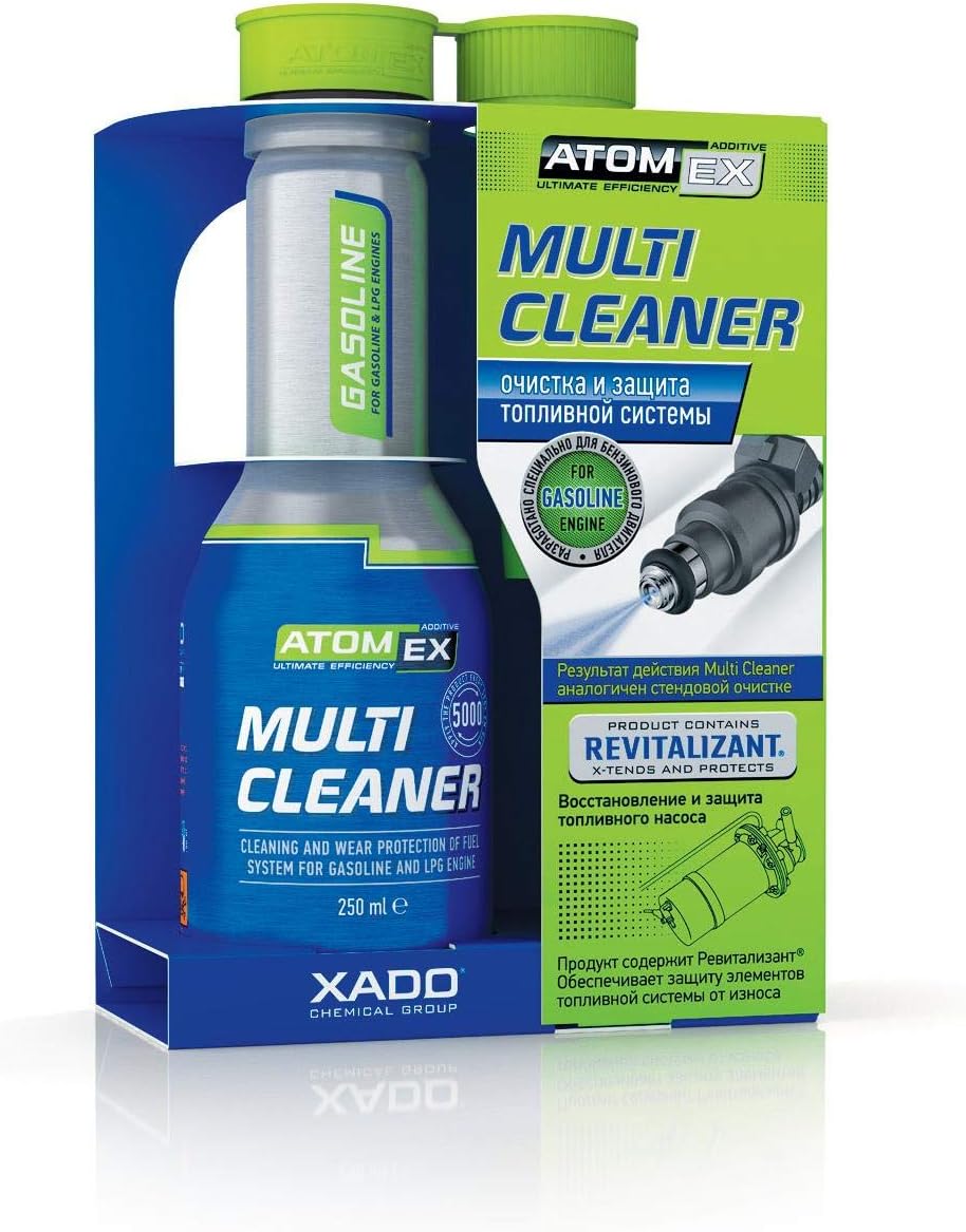 XADO Fuel Injector Cleaner - 250ml Injection Cleaner with Ceramic Metal Conditioner Revitalizant®