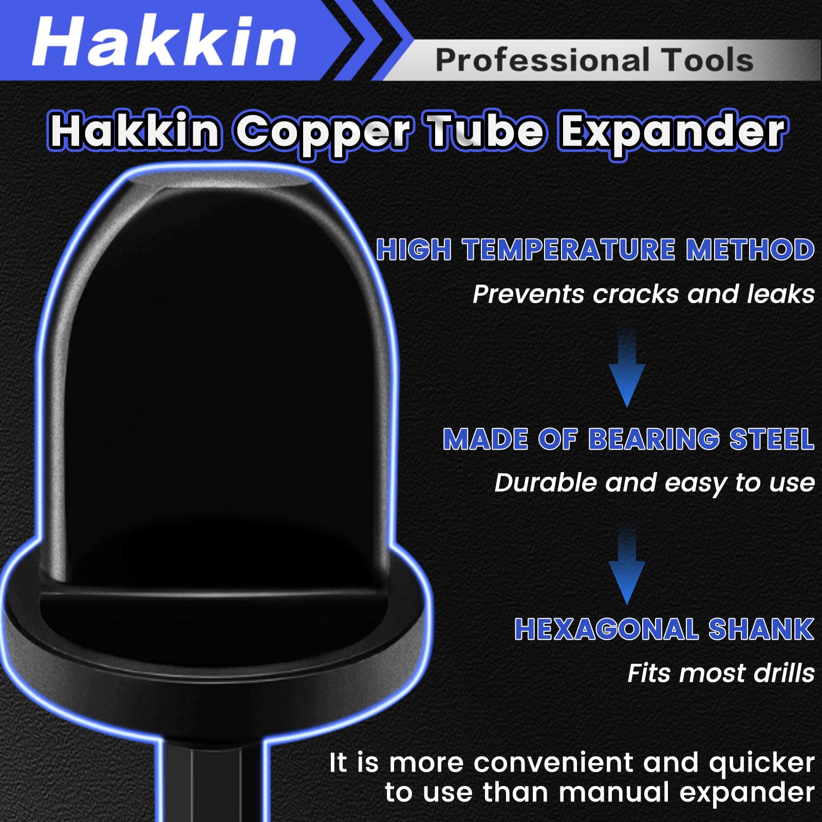 Hakkin 6-in-1 Swage Tool Kit - Copper Tube Expander -2 Hakkin 6-in-1 Swage Tool Kit - Copper Tube Expander -2