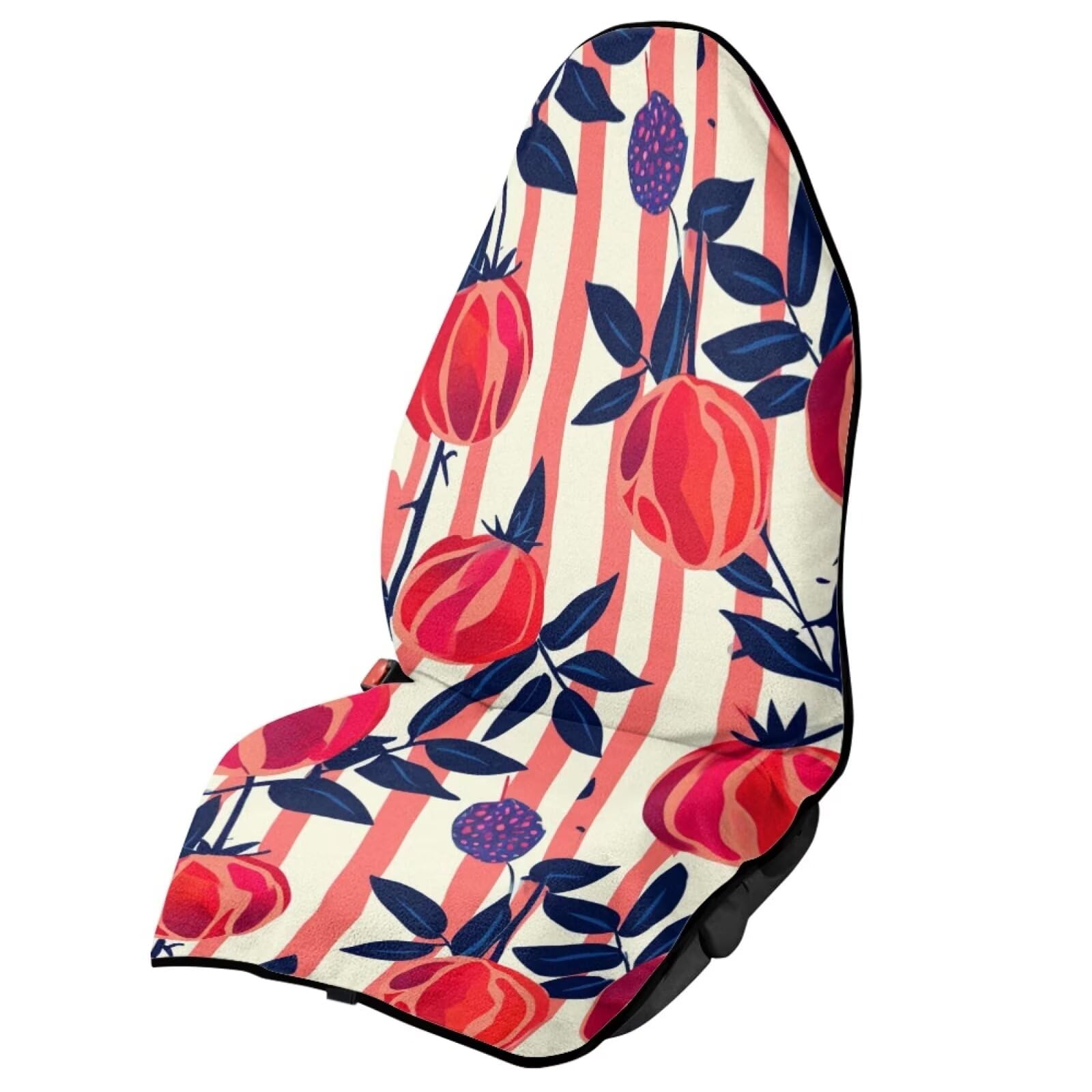 Modysero Universal Waterproof Towel Seat Cover for Car Pomegranate Seat Towel After Gym Workout Swimming Running Soft Breathable Washable Automotive