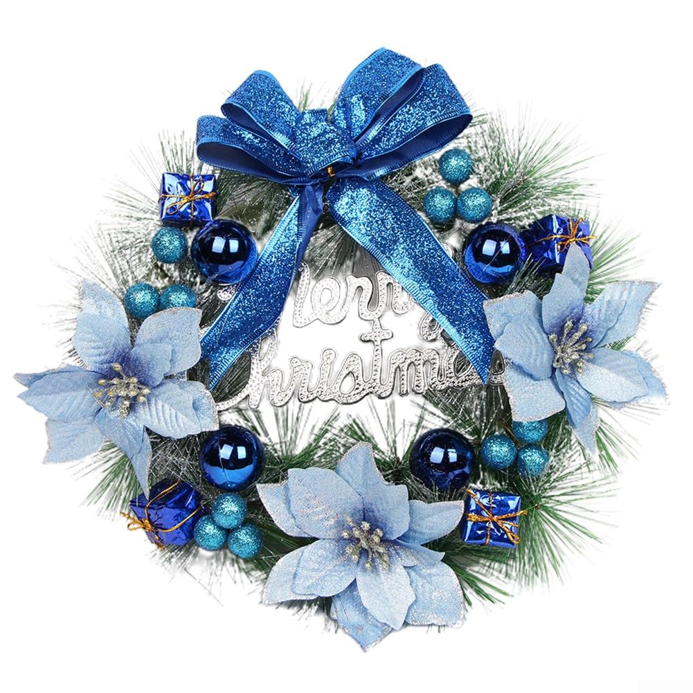 Ghirlanda Natale Con Pigne E Palline - Decorazione Porta Ø30cm, Avvento Fai Da Te - Foto 4