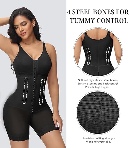 Miniatura 3 de M MYODRESS Fajas Colombianas Moldeadoras Posparto Etapa 2 Body Shaper Prenda de Compresión Tummy Tuck Shapewear con sujetador